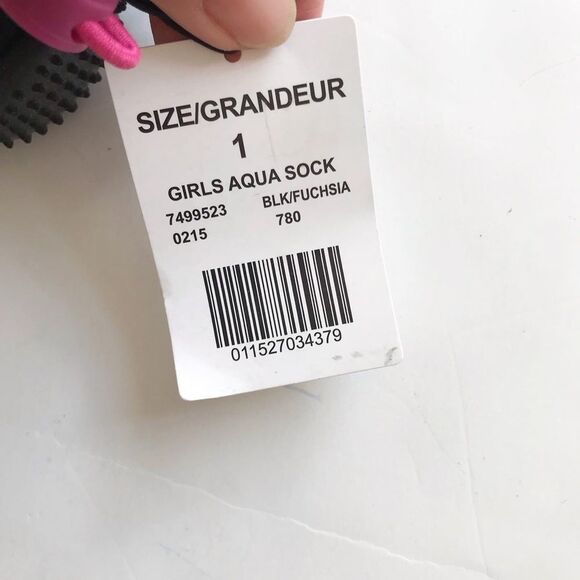 Speedo NWT girls aqua sock size 1 youth - Picture 5 of 5